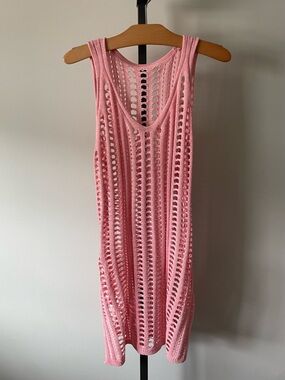 Open Knit Beach Cover Up Dress Size XL